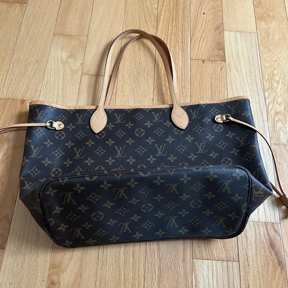 Louis Vuitton neverful Never full MM Dark Brown Monogram Tote - Picture 3 of 11